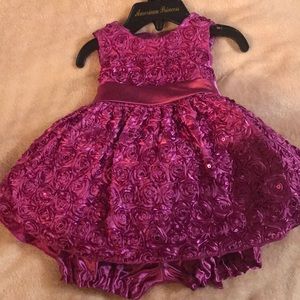 NWT American Princess Flower Sequin Dress 9M